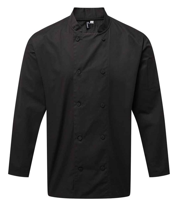Premier Coolchecker&amp;#174; Long Sleeve Chef&amp;#39;s Jacket