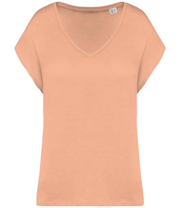 Native Spirit Ladies Oversized V Neck T-Shirt