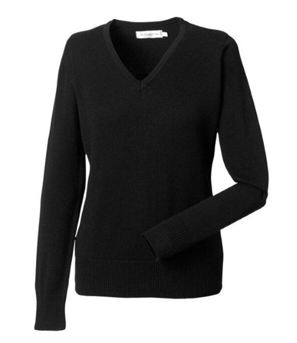 Russell Collection Ladies VNeck Pullover
