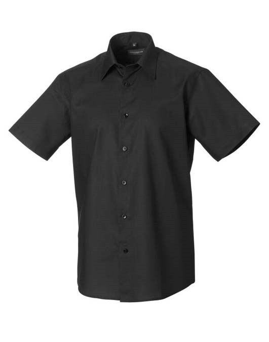Men&#39;s Short Sleeve Easy Care Tailored Oxford Shirt