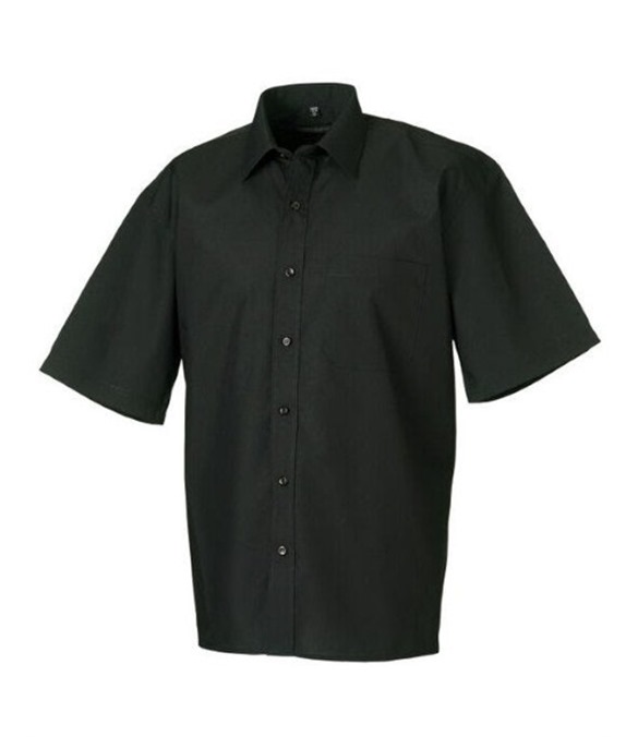 Russell Collection Men SS Classic Poplin