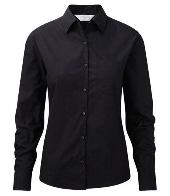 Russell Collection Lady LS PureCot Shirt