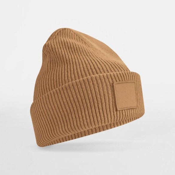 Deep Cuff Tonal Patch Beanie