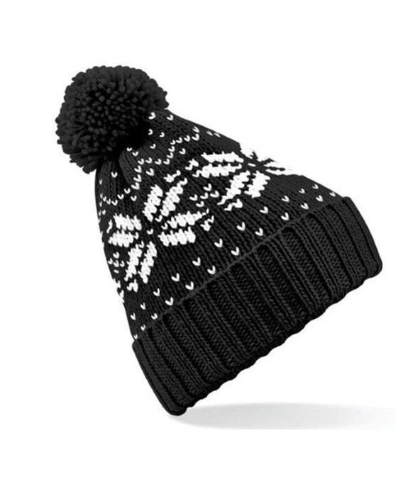 Fair Isle Snowstar Beanie