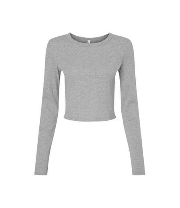 Bella Women&amp;#x27;s Micro Rib Long Sleeve Tee