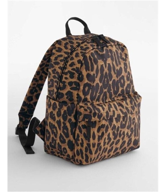 Leopard Print Mini Backpack