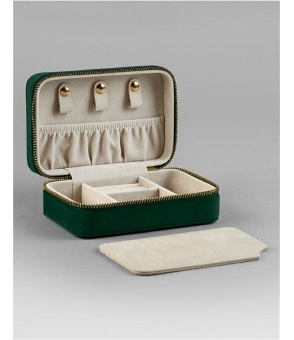 Velvet Travel Jewellery Box