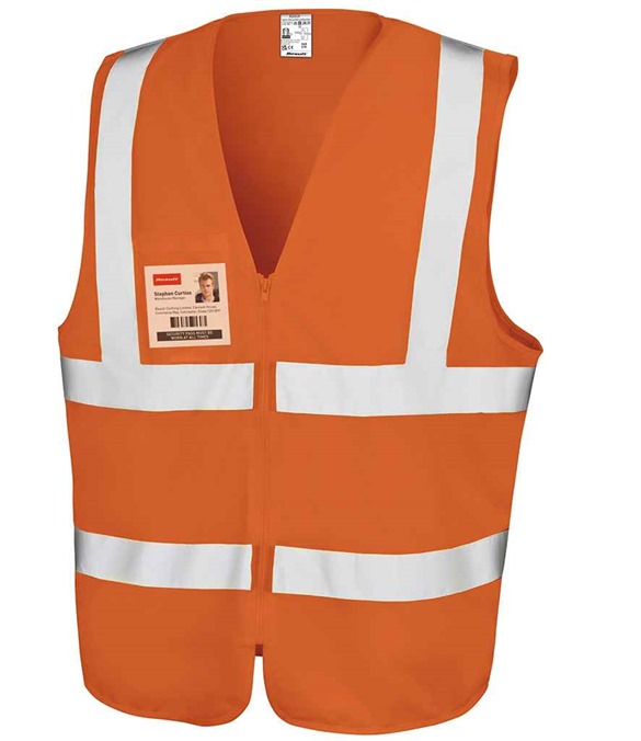 Result Safe-Guard Zip ID Safety Tabard