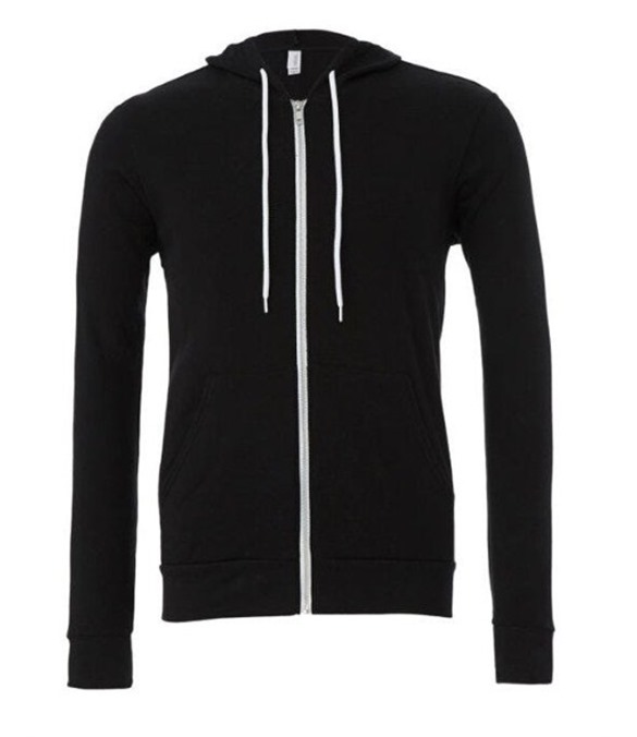 Canvas Unisex Fleece Zip-Up Hoodie