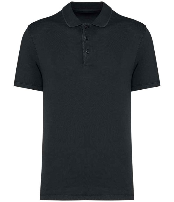 Native Spirit Washed Jersey Polo Shirt