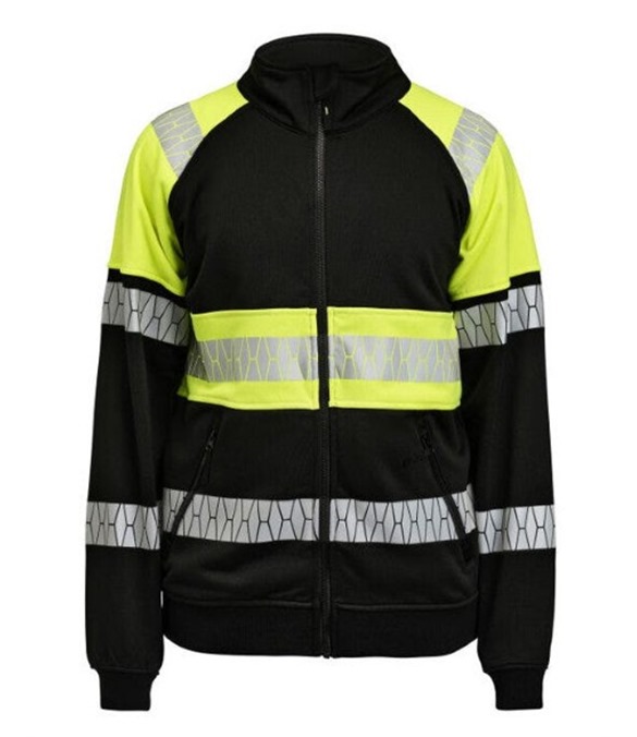 Sweatshirt Full-Zip Hi-Vis