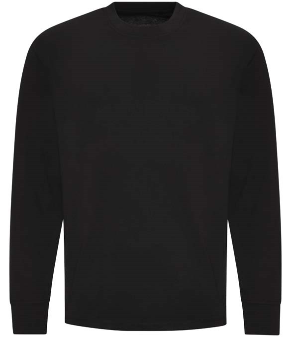 AWDis Unisex Oversize 100 Long Sleeve T-Shirt
