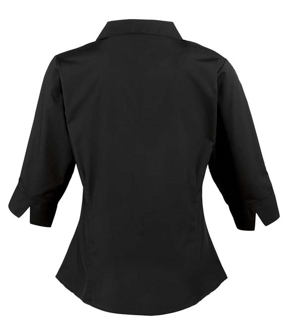 Premier Ladies 3/4 Sleeve Poplin Blouse