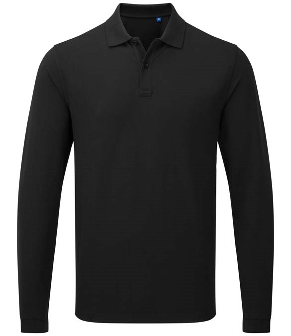 Premier HeiQ Viroblock Unisex Long Sleeve Polo Shirt