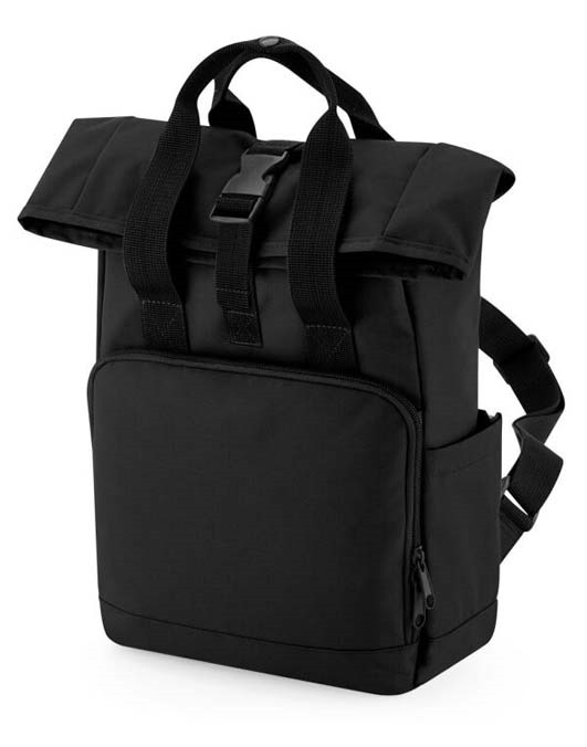 Recycled Mini Twin Handle Roll-Top Backpack