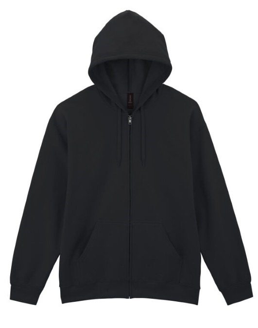 Softstyle Midweight Fleece Adult Full Zip Hooded Sweatshirt