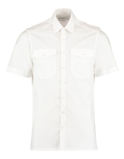 Tailored Fit Short Sleeved Pilot Shirt