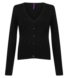 Henbury Ladies Lightweight V Neck Cardigan