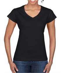 SoftstyleÂ® Ladies' V-Neck T-Shirt