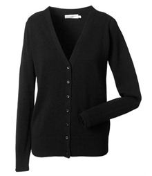 Russell Collection Ladies VNeck Cardigan