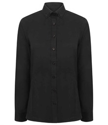 Henbury Ladies Modern Long Sleeve Regular Fit Oxford Shirt