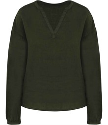 Spasso Ladies Linen Blouse