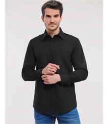 Russell Collection Mens LS Tailor Poplin