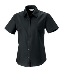 Ladies' Short Sleeve Tailored Oxford Shirt