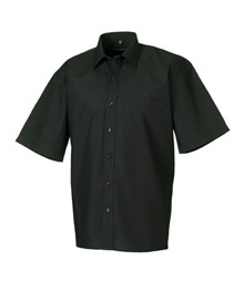 Men's Short Sleeve Classic Polycotton Poplin Shirt