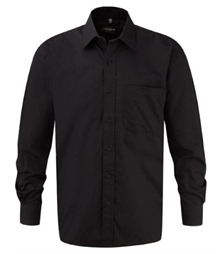 Russell Collection Mens LS PureCot Shirt