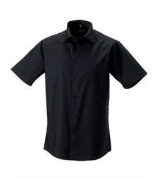Russell Collection Mens SS Stretch Shirt