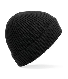 Engineered Knit Ribbed Beanie