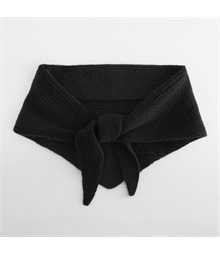 Knitted Triangle Scarf