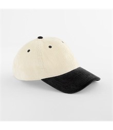 Contrast Peak Corduroy Cap
