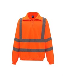 Hi Vis 1/4 Zip Sweatshirt