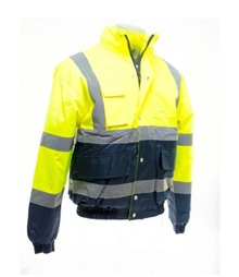 Hi Vis 2 Tone Bomber Jacket