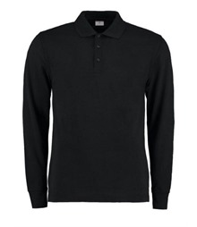 Mens Pique L/S Polo Shirt