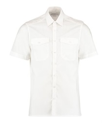 Tailored Fit Short Sleeved Pilot Shirt