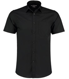 Tailored Fit Short Sleeve Poplin Shirt