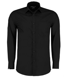 Tailored Fit Long Sleeve Poplin Shirt