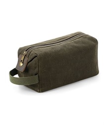 Heritage Waxed Canvas Wash Bag