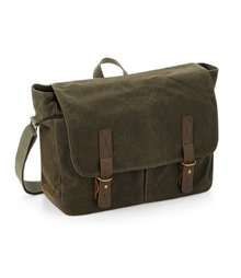 Heritage Waxed Canvas Messenger