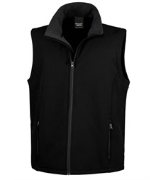 Men's Printable Softshell Bodywarmer with Recycled Fleece Inner
