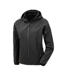 Result Ladies Recycled P'able Hood Shell