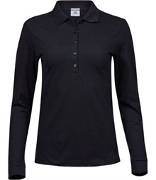 Ladies Luxury L/S Stretch Polo