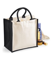 Printers Midi Jute Bag