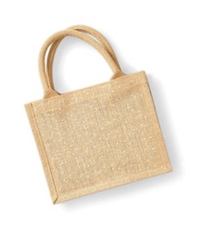 Shimmer Jute Mini Gift Bag