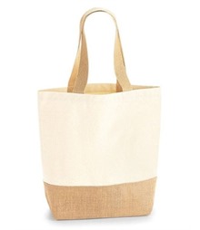 Jute Base Canvas Shopper
