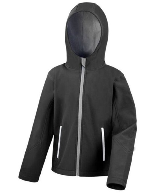 Junior Hooded Softshell Jkt