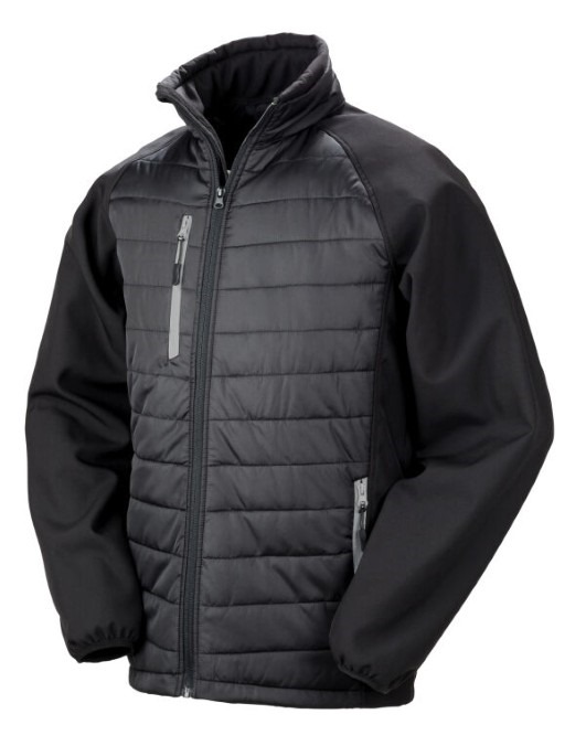 Black Compass Padded Softshell Jacket